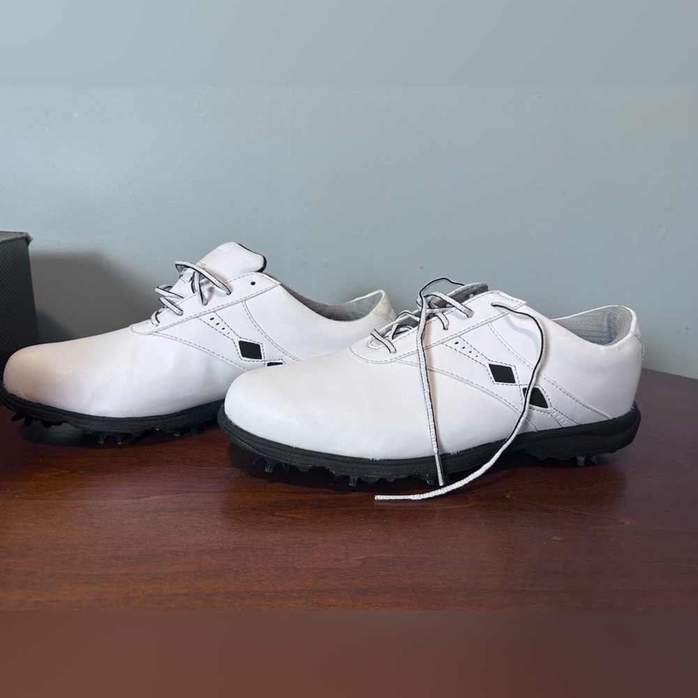 Etonic LiteTech Lady Womens white, water resistant golf shoe NIB size 91/2 - Picture 6 of 8
